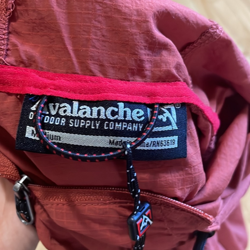 Avalanche Medium Lightweight Orange Jacket - Perf… - image 3